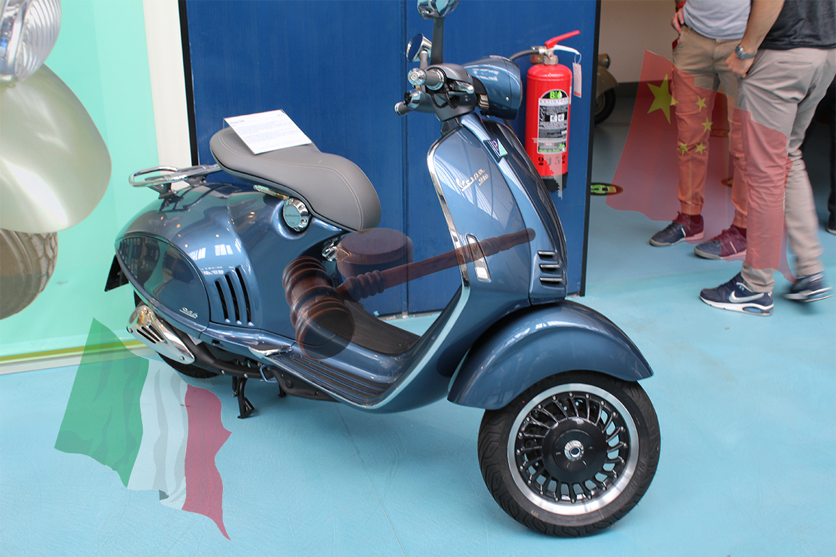 Vespa opera di design industriale