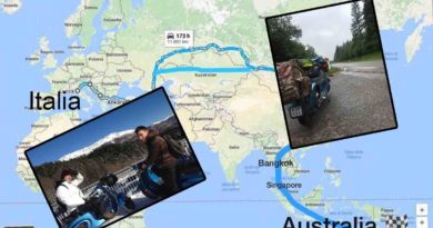 Dall'Italia all'Australia con una Vespa 50 Special