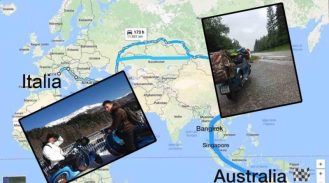 Dall'Italia all'Australia con una Vespa 50 Special