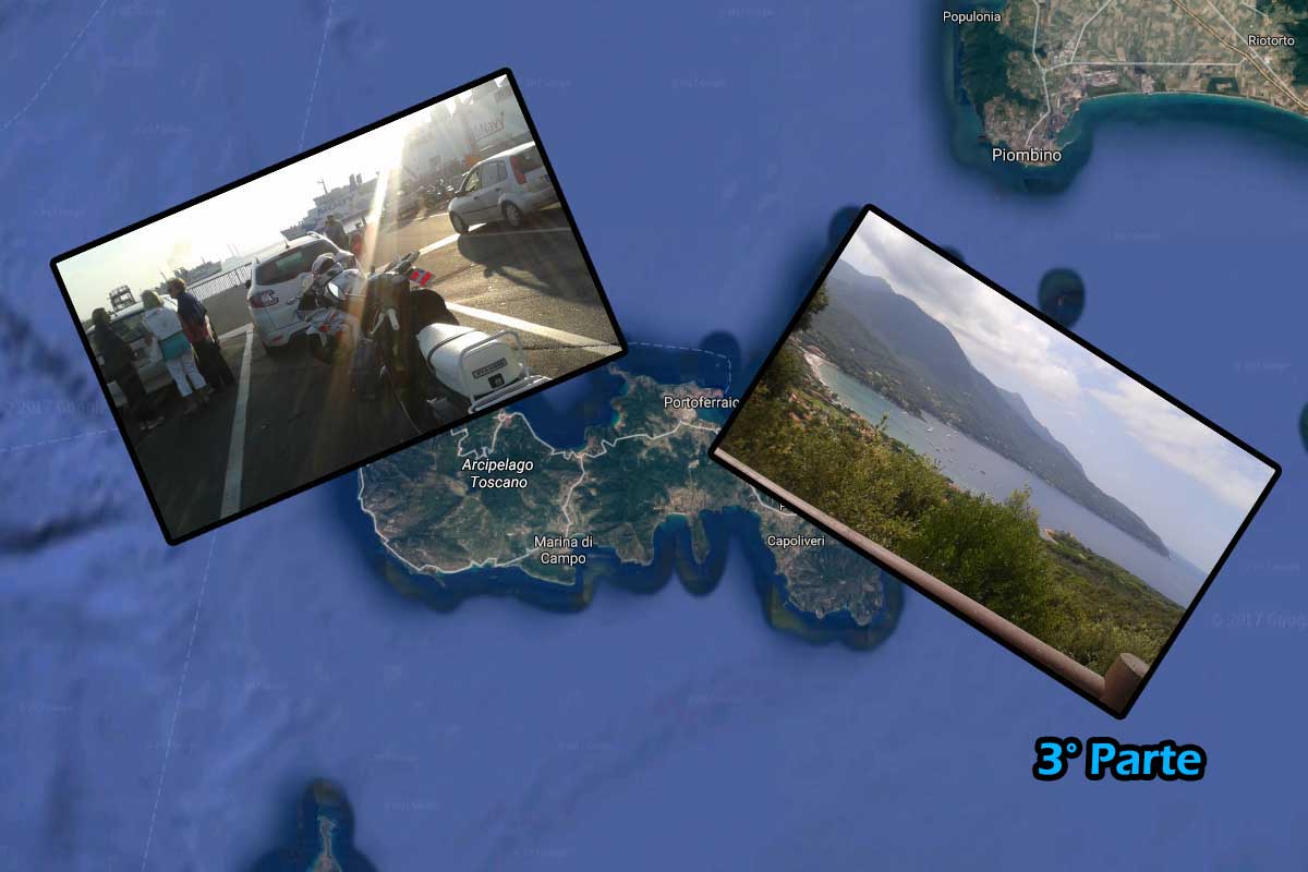 Isola d'Elba in Vespa