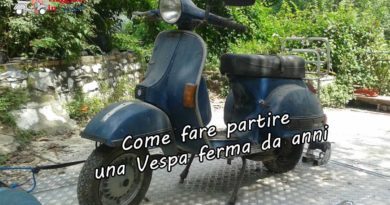 Come fare partire una Vespa ferma da anni