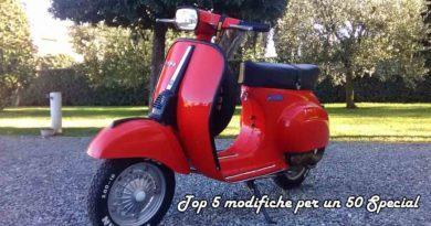 Modifiche per una Vespa 50 Special