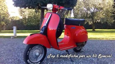 Modifiche per una Vespa 50 Special