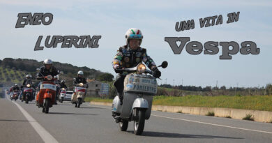 Enzo Luperini in Vespa