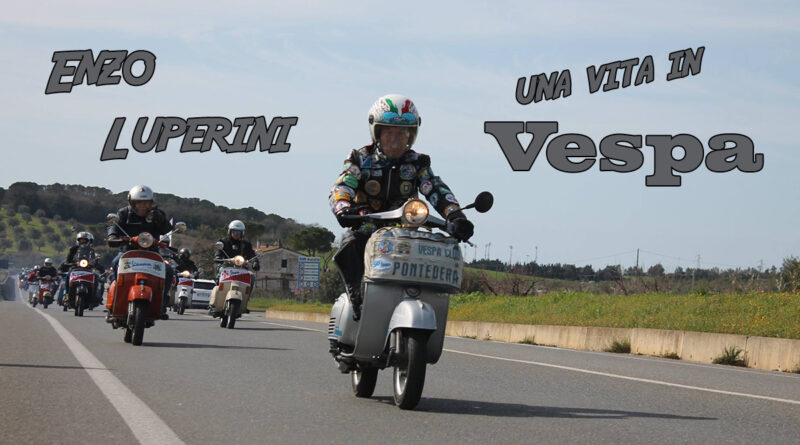 Enzo Luperini in Vespa