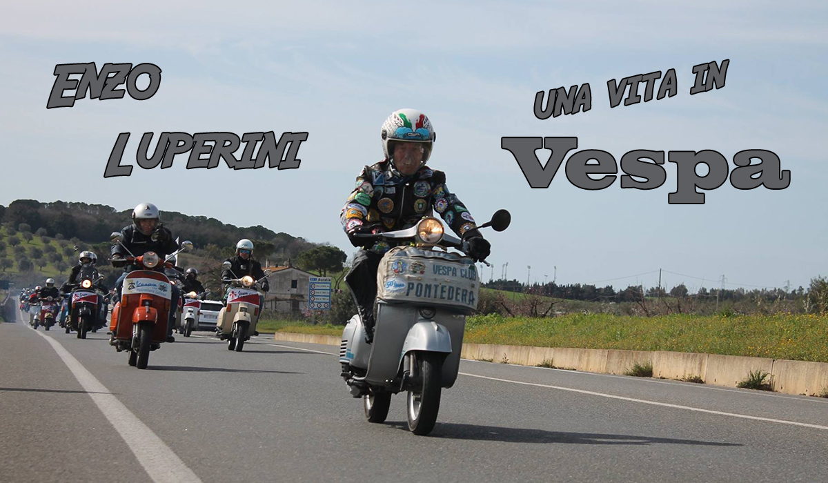 Enzo Luperini in Vespa