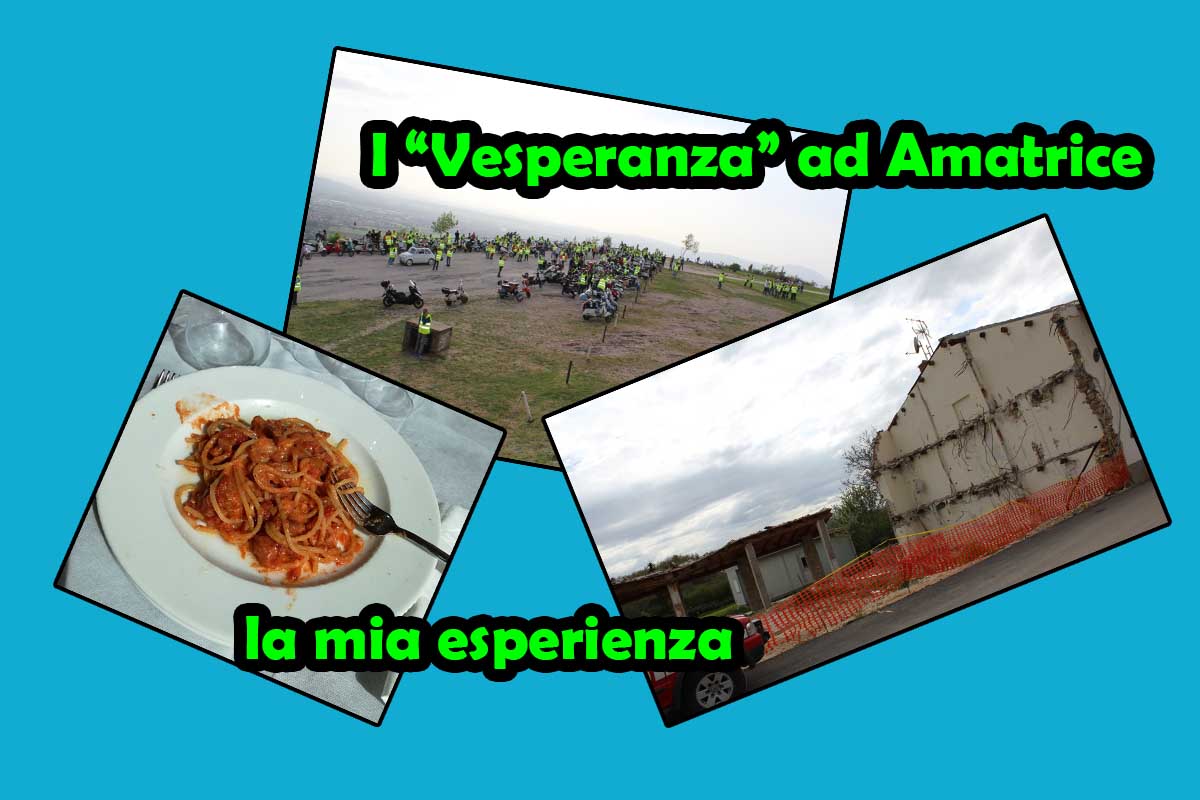 la mia esperienza ad Amatrice