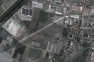Aeroporto Pontedera sovrapposizione