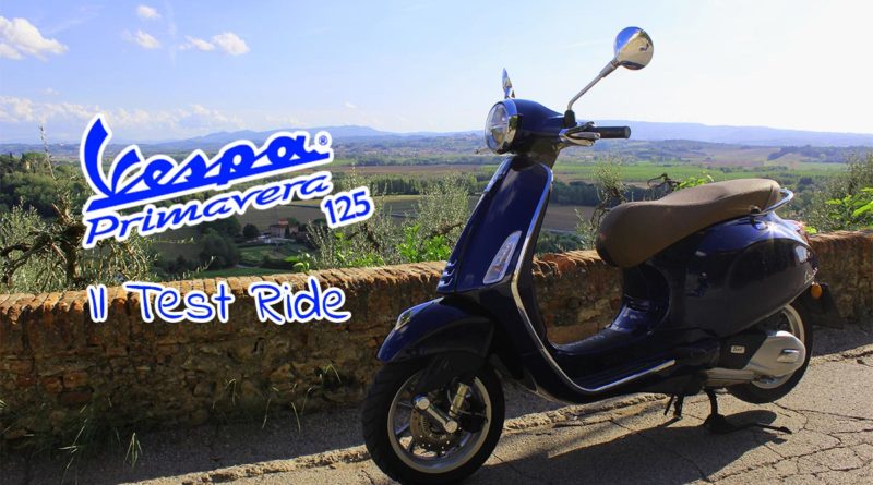 Vespa Primavera Test Ride