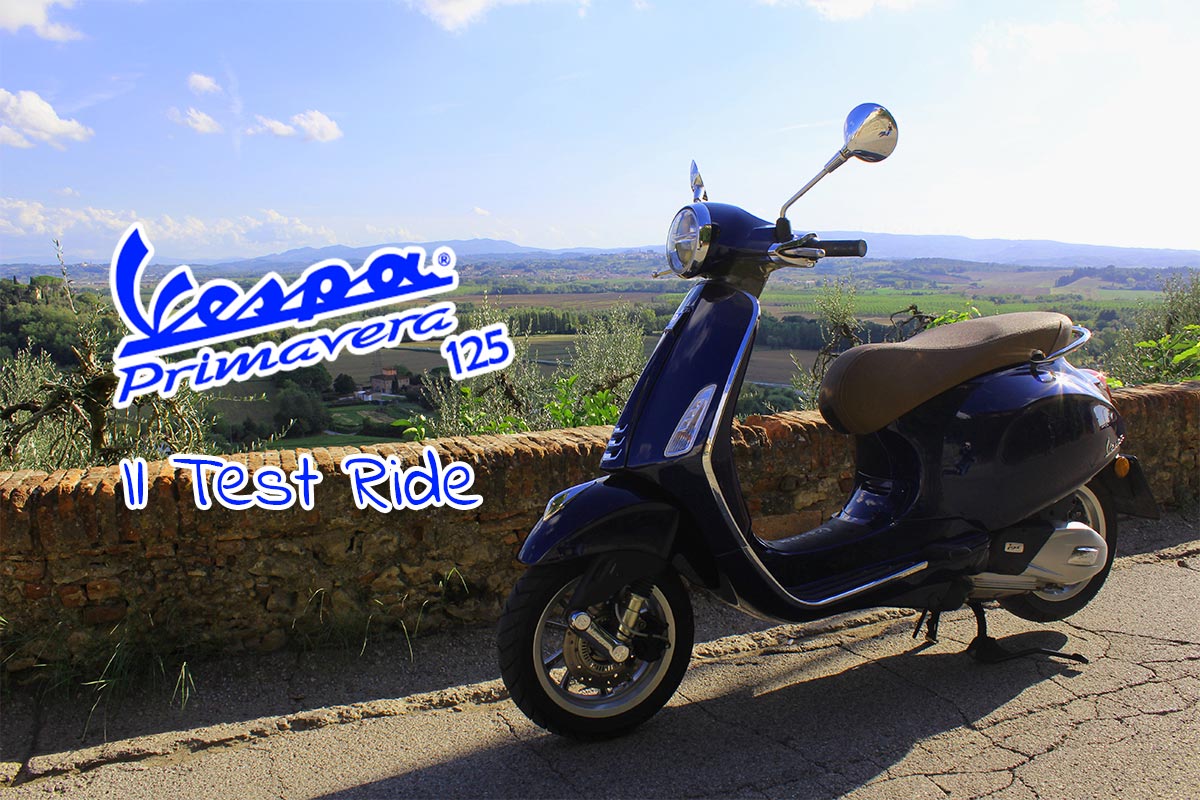 Vespa Primavera Test Ride