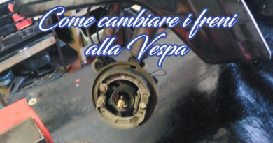 Come cambiare freni alla Vespa