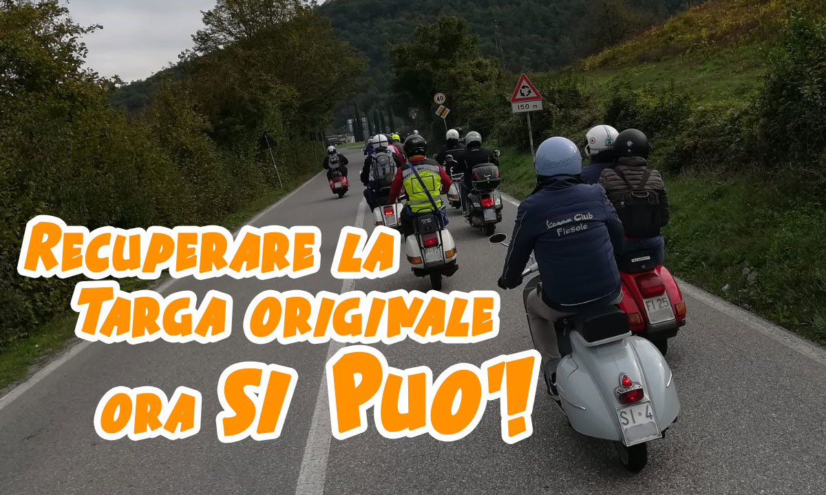 Recuperare la targa originale