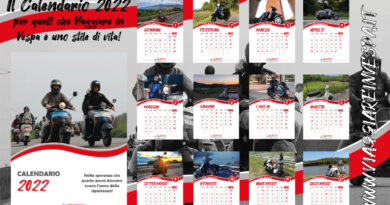 Calendario 2022 di Viaggiare in Vespa
