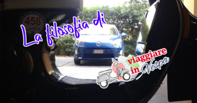 filosofia di viaggiare in vespa