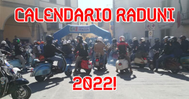Calendario dei raduni in Vespa 2022