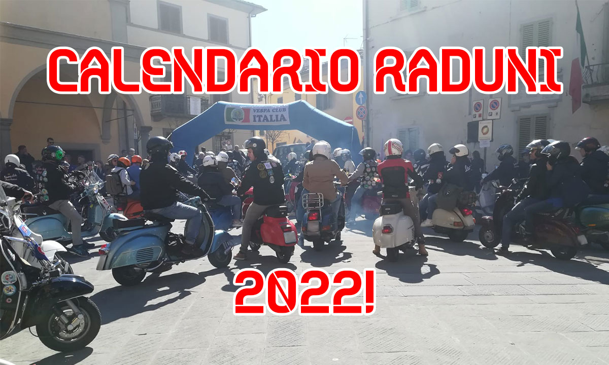 Calendario dei raduni in Vespa 2022