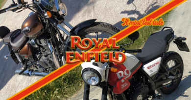 Royal Enfield mini test ride