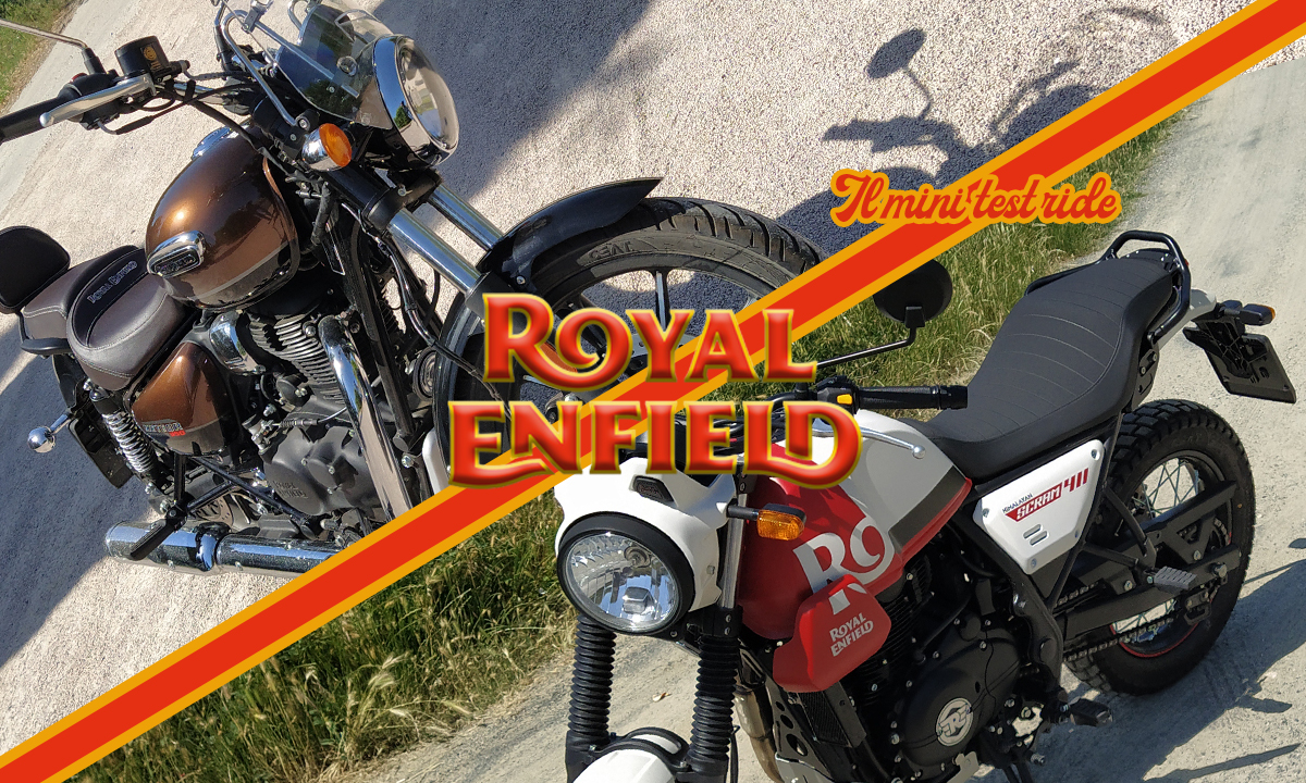 Royal Enfield mini test ride