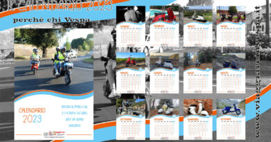 Calendario 2023 viaggiareinvespa.it