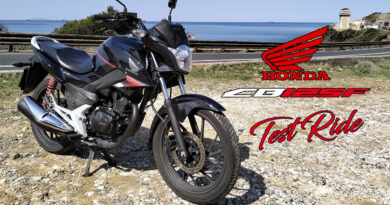 Honda CB125F Test ride