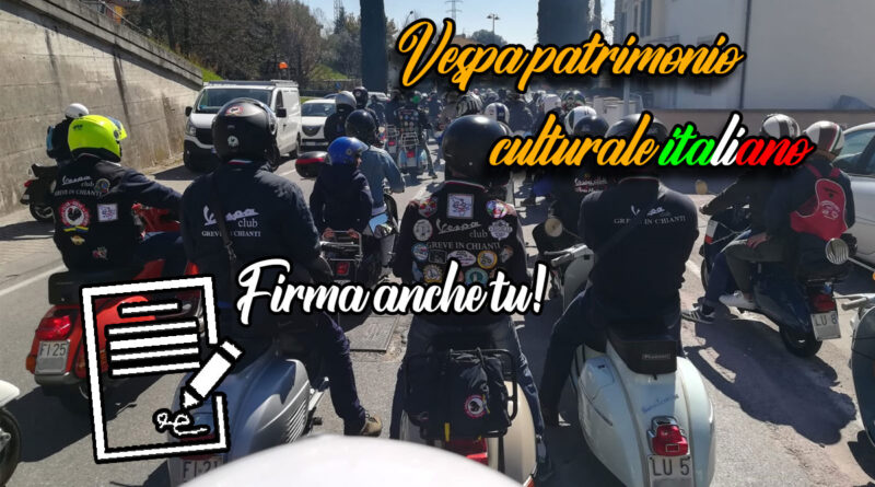 Vespa patrimonio culturale italino