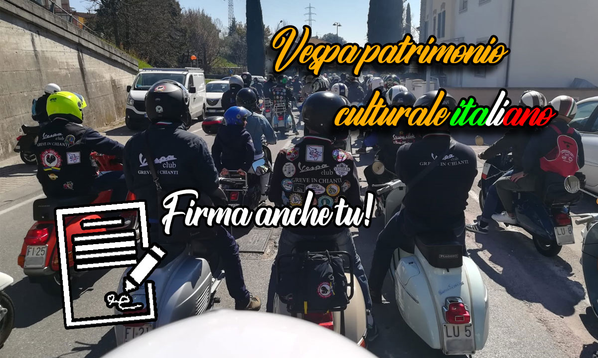 Vespa patrimonio culturale italino