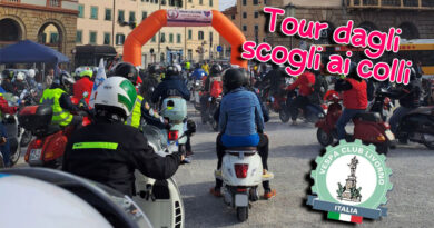 Tour dagli scogli ai colli Vespa Club Livorno